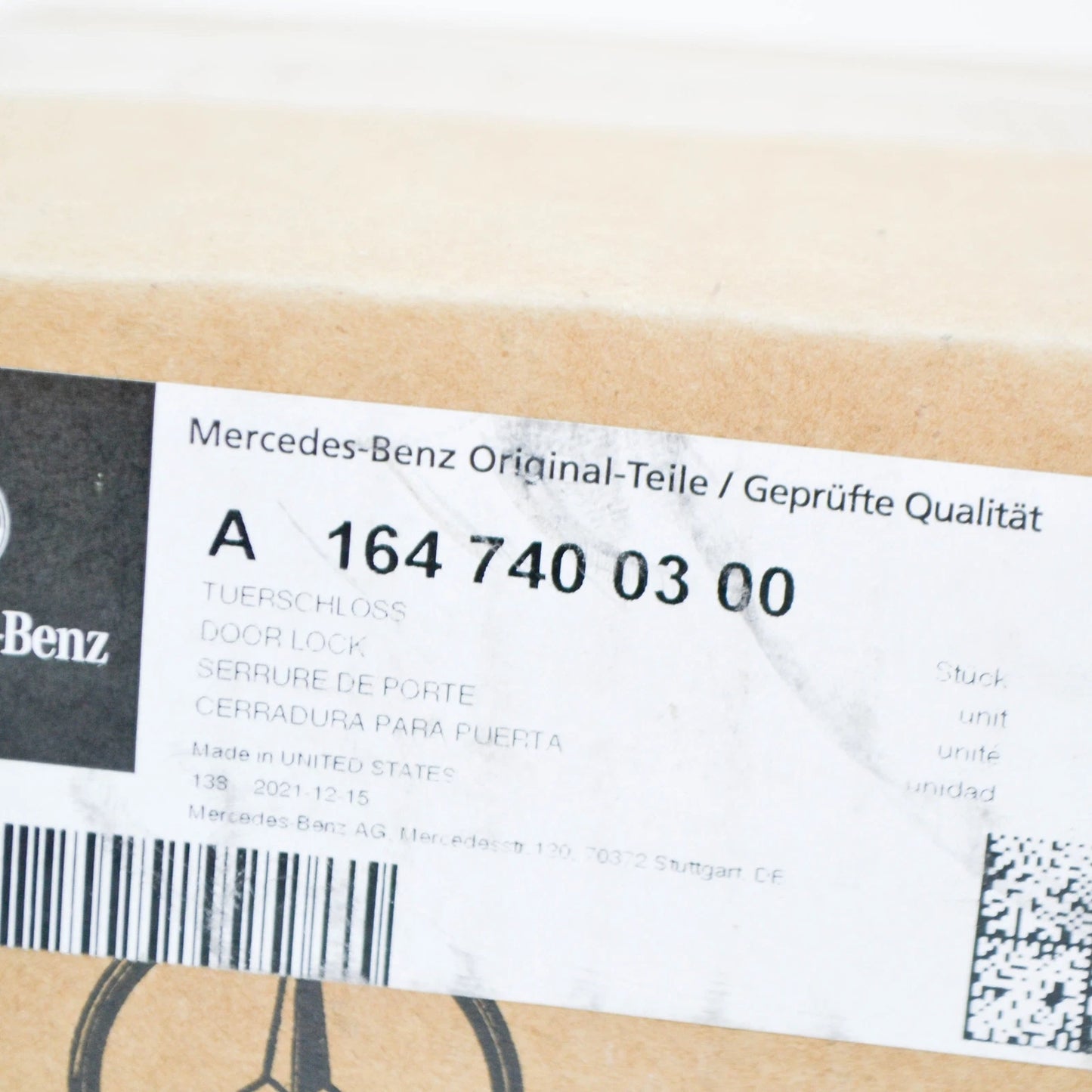 NEW MERCEDES-BENZ GL X164 TAILGATE LOCK ACTUATOR MOTOR A1647400300