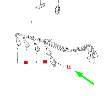 new ford fiesta be91 mk4 spark plug 1120830 92of-12405-eb original