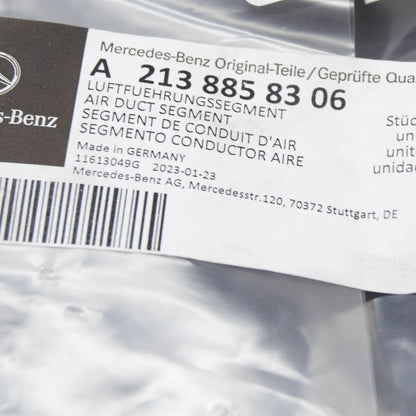 NEW MB E C238 FRONT BUMPER LEFT INNER AIR DUCT SEGMENT A2138858306 ORIGINAL