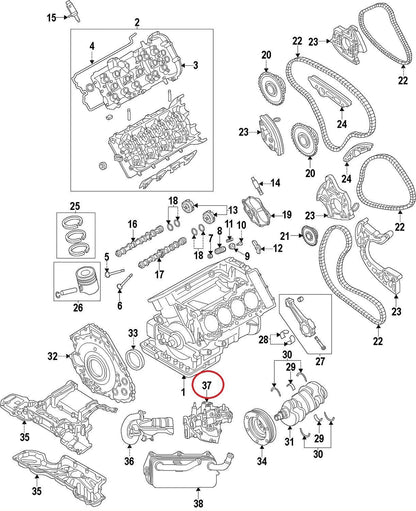 NEW AUDI A8 4H D4 ENGINE OIL PUMP 079115103BF ORIGINAL