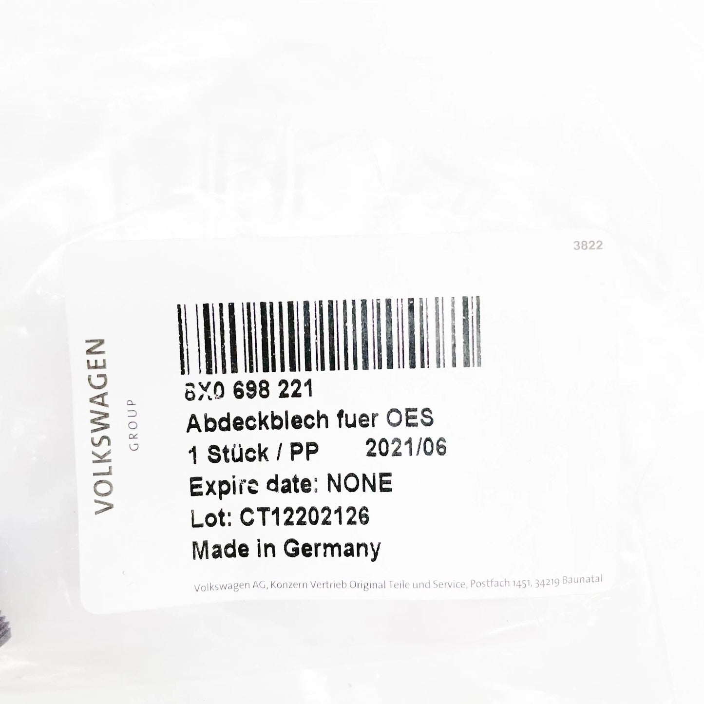 NEW AUDI A1 8X REAR BRAKE CALIPER S1 REPAIR KIT 8X0698221