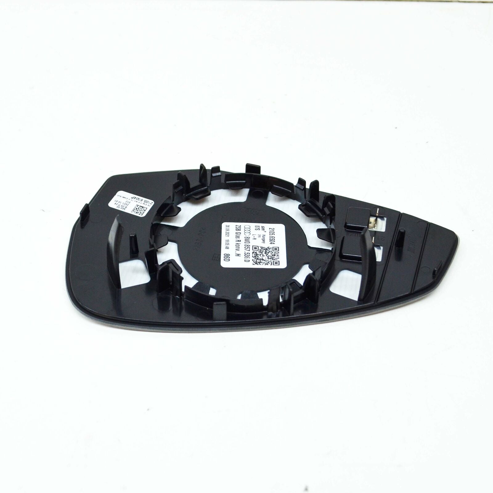 NEW AUDI A4 B9 FRONT RIGHT DOOR MIRROR GLASS HEATED CONVEX 8W0857536D ORIGINAL