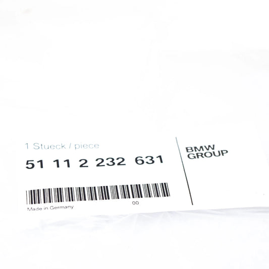 NEW BMW 5 E34 M FRONT BUMPER LEFT TOW HOOK EYE CAP COVER 51112232631 ORIGINAL