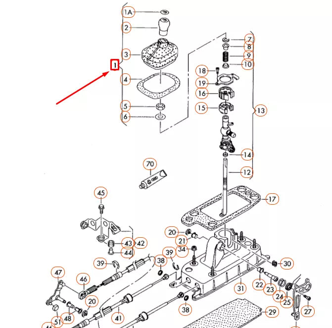 NEW VW JETTA A6 MANUAL TRANSMISSION SHIFT KNOB WITH TRIM 5K0711113TXPR ORIGINAL