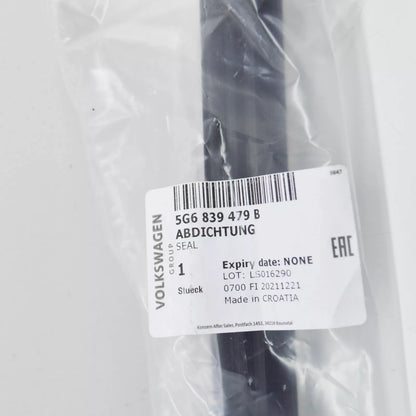 NEW VW GOLF VII 5G MK7 REAR LEFT INNER WINDOW APERTURE SEAL 5G6839479B ORIGINAL