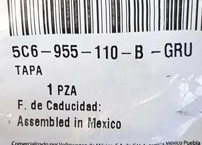 NEW VW JETTA A6 RIGHT SIDE HEADLIGHT WASHER COVER CAP 5C6955110BGRU ORIGINAL