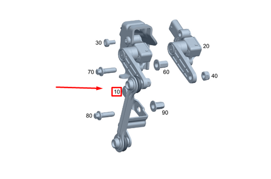 new mercedes-benz gla h247 amg rear right link rod a2473205804 original