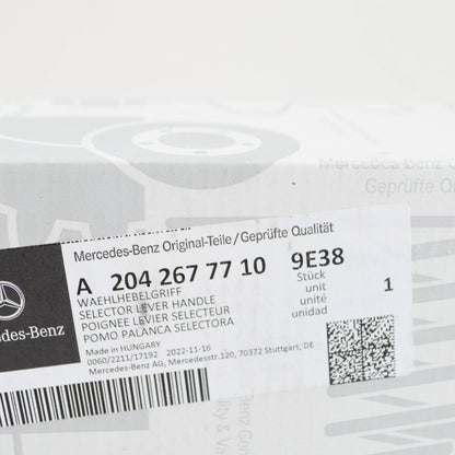 NEW MERCEDES-BENZ C W204 SELECTOR LEVER HANDLE A20426777109E38 ORIGINAL