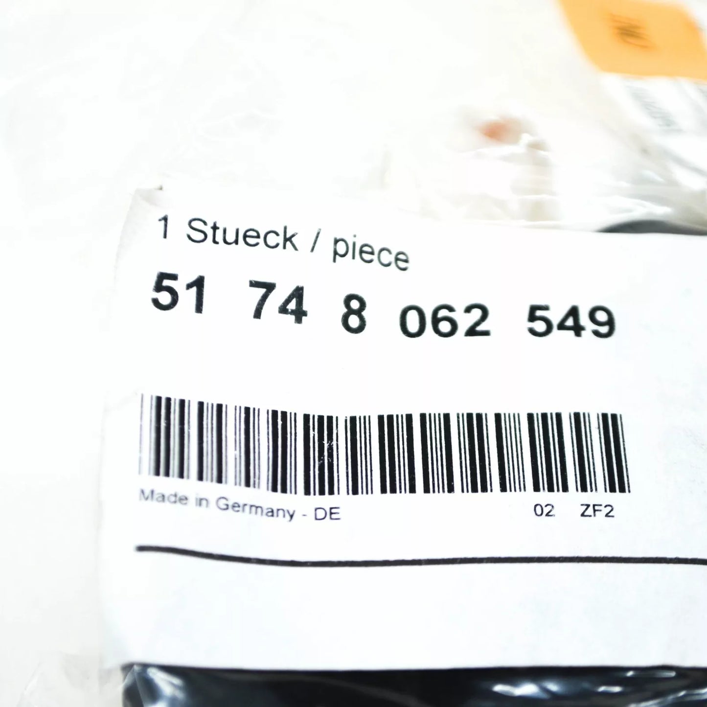 NEW BMW M2 COUPE F87 INTAKE MUFFLER BOTTOM SUPPORT LEFT 51748062549 ORIGINAL