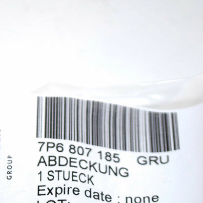 NEW VOLKSWAGEN TOUAREG 7P FRONT BUMPER LEFT TOW EYE COVER 7P6807185GRU ORIGINAL