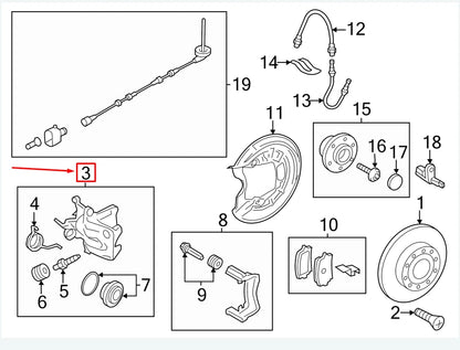 NEW VW BEETLE 5C REAR RIGHT BRAKE CALIPER 1K0615424Q ORIGINAL