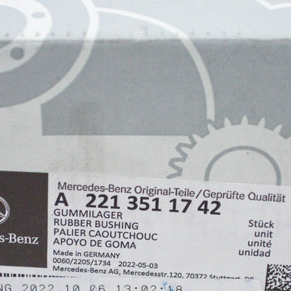 NEW MERCEDES-BENZ S W221 REAR AXLE BUSHING A2213511742