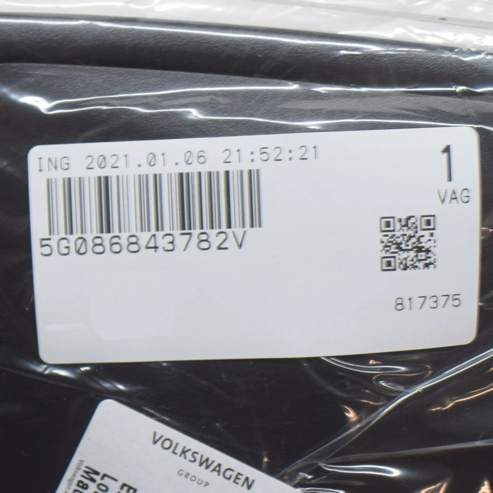 NEW VW GOLF MK7INTERIOR REAR VIEW MIRROR COVER 5G086843782V ORIGINAL