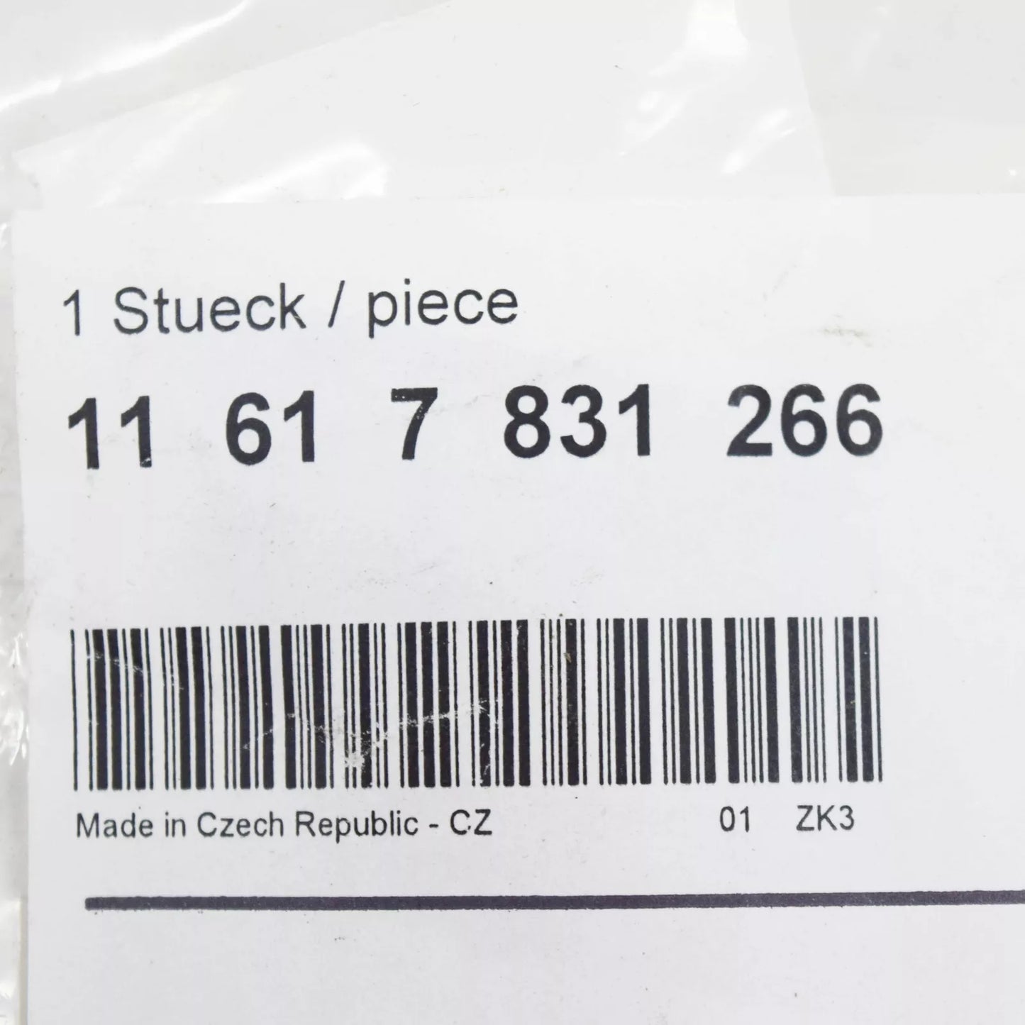 NEW BMW E39 E46 E52 E85 Z3 INTAKE MANIFOLD M EMBLEM BADGE 7831266 11617831266