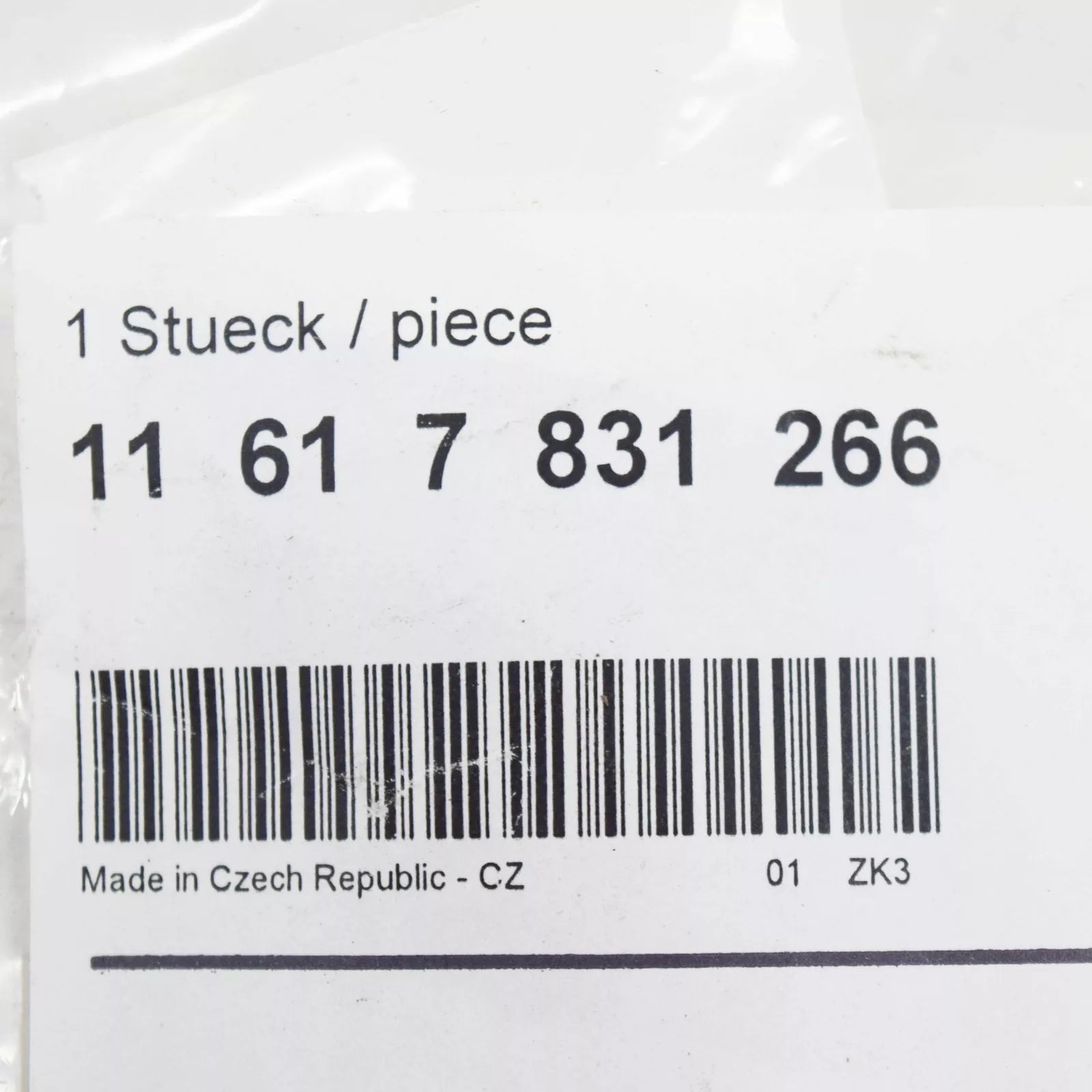 NEW BMW E39 E46 E52 E85 Z3 INTAKE MANIFOLD M EMBLEM BADGE 7831266 11617831266