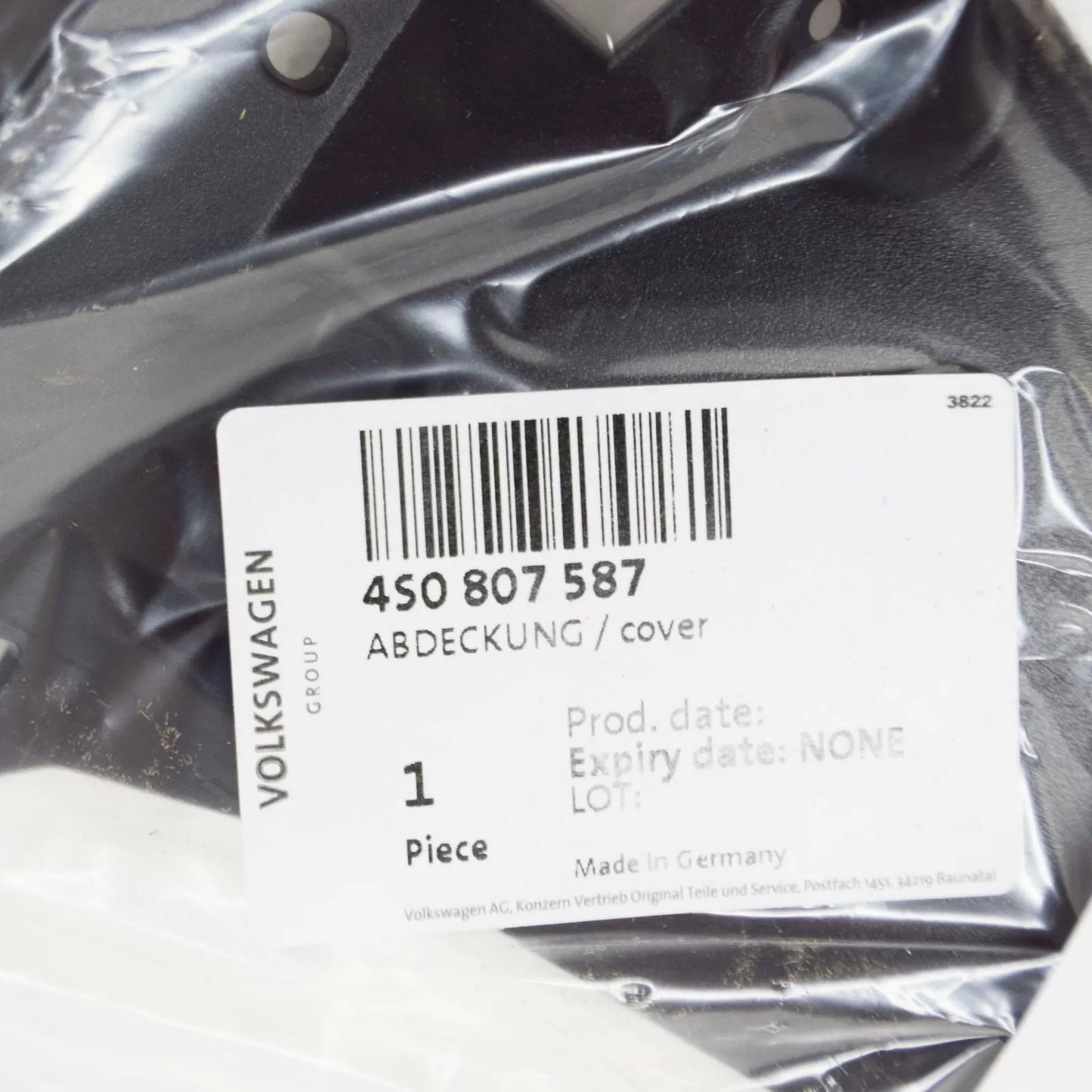 NEW AUDI R8 4S FRONT LEFT BUMPER LOWER COVER 4S0807587 2018