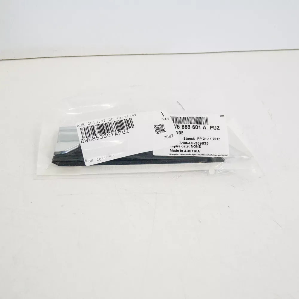 NEW AUDI A4 8W B9 FRONT LEFT FENDER TRIM 8W6853601APUZ 2018 ORIGINAL