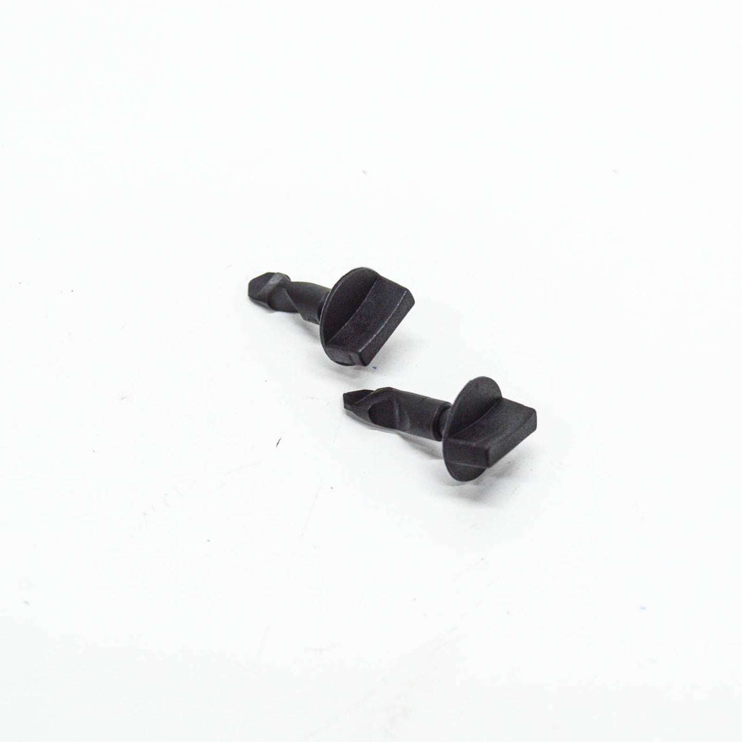 new audi a1 mk1 rear bumper tow eye cover clip pin 2 pieces 6q0807643 original