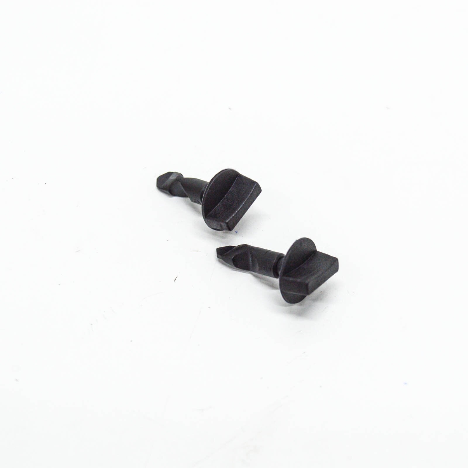 new audi a1 mk1 rear bumper tow eye cover clip pin 2 pieces 6q0807643 original