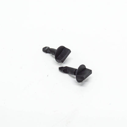 new audi a1 mk1 rear bumper tow eye cover clip pin 2 pieces 6q0807643 original