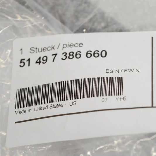 NEW BMW X6 F16 TAILGATE FINISH PANEL RIGHT TRIM 51497386660 ORIGINAL