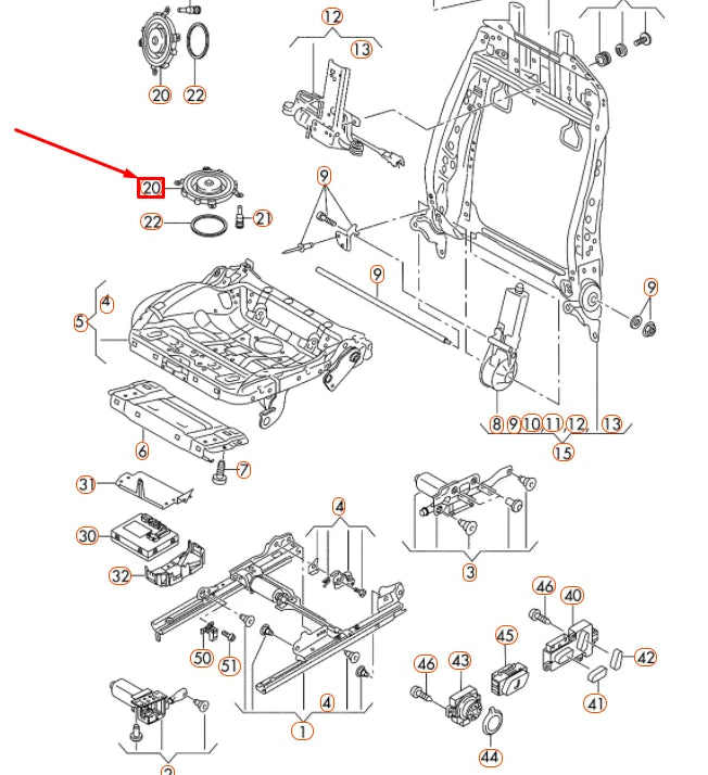 NEW AUDI A6 C7 FRONT SEAT VENTILATION MOTOR 4G8963575 ORIGINAL