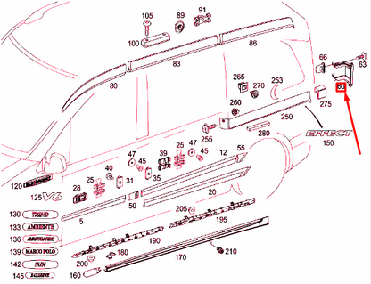 NEW MERCEDES-BENZ VITO W639 REAR BUMPER LEFT BOTTOM TRIM A63969405259999