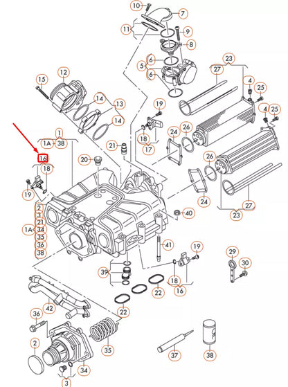 NEW AUDI A4 B8 MAP SENSOR 038906051J