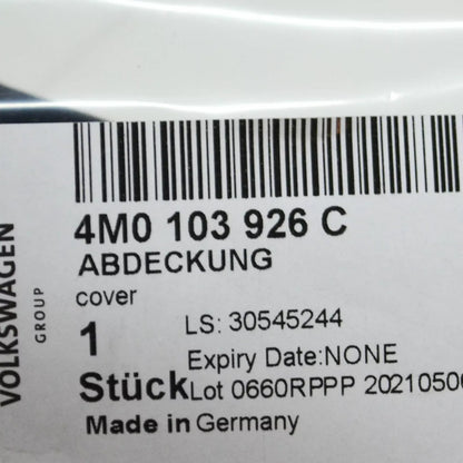 NEW AUDI Q8 FRONT ENGINE RIGHT BAY COVER 4M0103926C