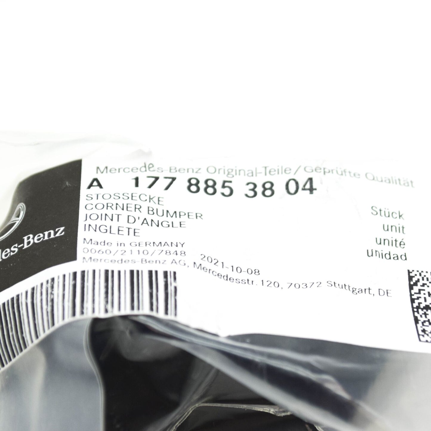 NEW MERCEDES-BENZ A W177 FRONT RIGHT BUMPER CORNER A1778853804 ORIGINAL