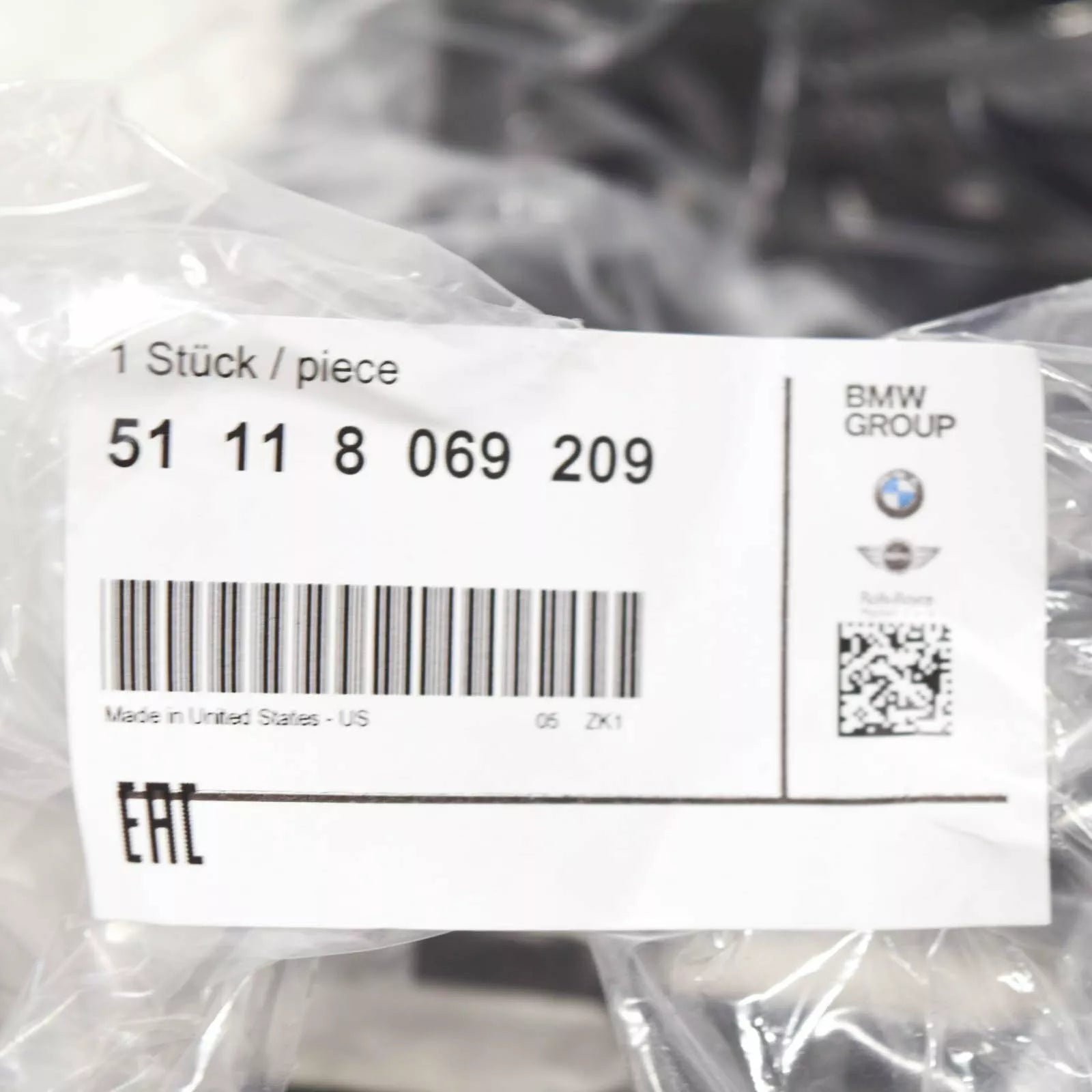 NEW BMW X5 G05 FRONT LEFT BUMPER GRILLE M 51118069209 8069209 ORIGINAL