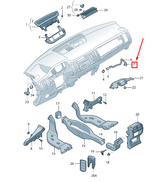 new skoda karoq nu air hose valve 5e08163559b9 original