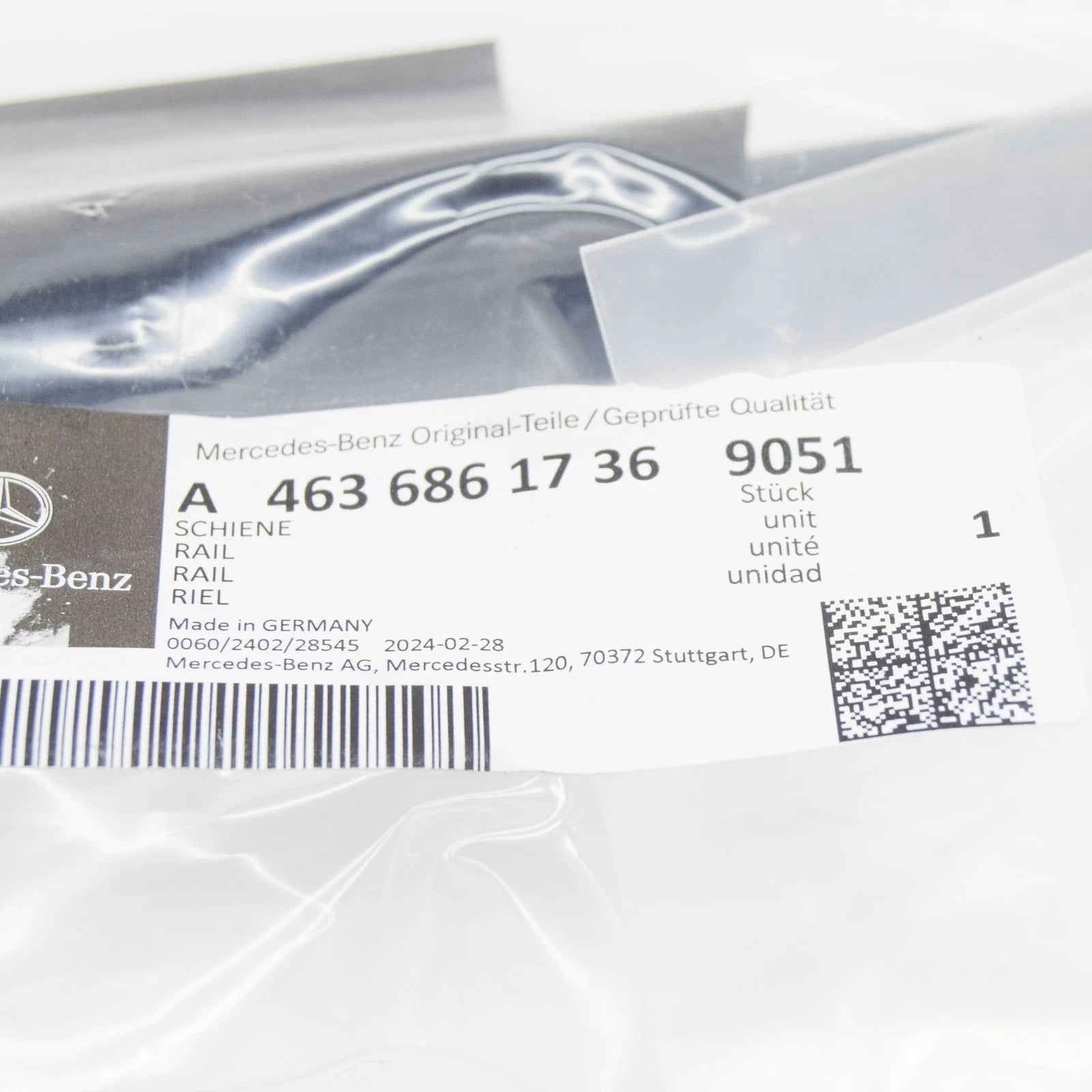 NEW MERCEDES-BENZ G W463 REAR LEFT SILL PLATE COVER RAIL A46368617369051