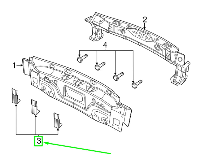 NEW VOLKSWAGEN BEETLE CABRIO 5C REAR BODY PANEL LOWER RETAINER 5C5813745
