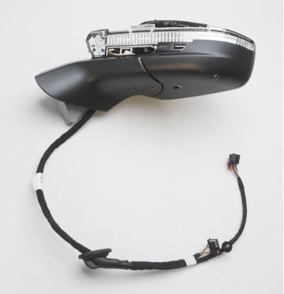 new vw id.4 e21 front left side wing mirror lhd 11b857507ag9b9 original
