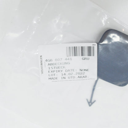 NEW AUDI A7 SPORTBACK 4G8 REAR BUMPER TOW EYE COVER 4G8807441GRU ORIGINAL