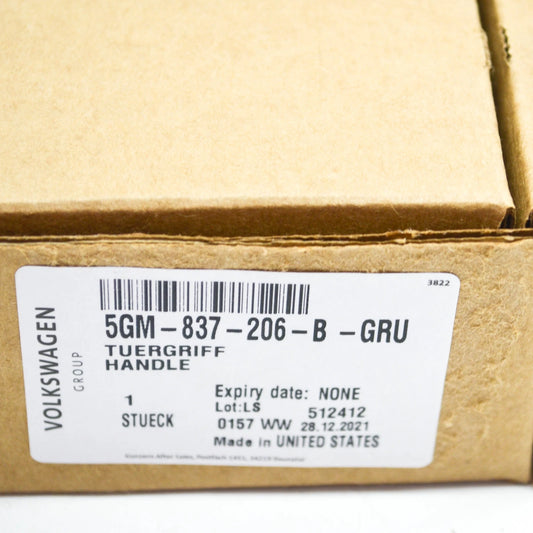 NEW VOLKSWAGEN ATLAS CA1 FRONT RIGHT DOOR EXTERIOR HANDLE 5GM837206BGRU ORIGINAL