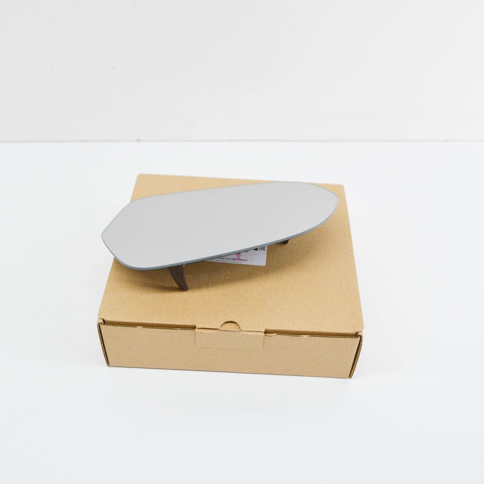 NEW AUDI A6 AVANT 4G MIRROR GLASS FLAT WITH PLATE LEFT 4G0857535 ORIGINAL