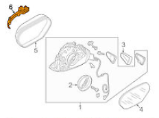 NEW AUDI A7 4G RIGHT WING MIRROR TURN INDICATOR 4G8949102A ORIGINAL