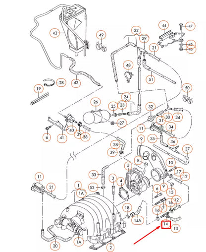 NEW AUDI A6 C6 SUCTION JET PUMP 078133753A