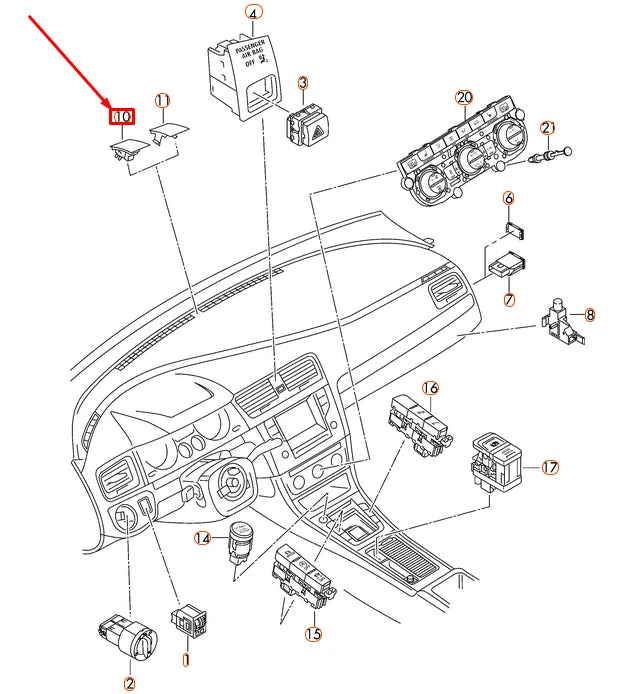 NEW VOLKSWAGEN GOLF MK7 SUN SENSOR 5G0907451D