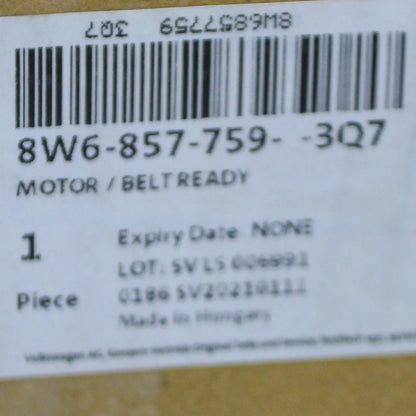 NEW AUDI A5 S5 8W6 LEFT SEAT BELT READY MOTOR 8W68577593Q7 ORIGINAL