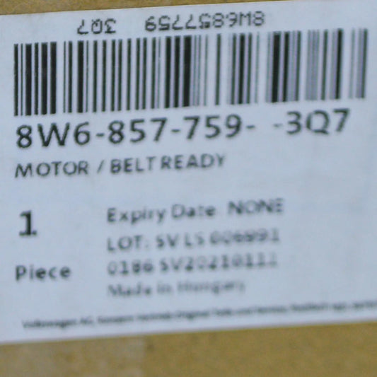 NEW AUDI A5 S5 8W6 LEFT SEAT BELT READY MOTOR 8W68577593Q7 ORIGINAL