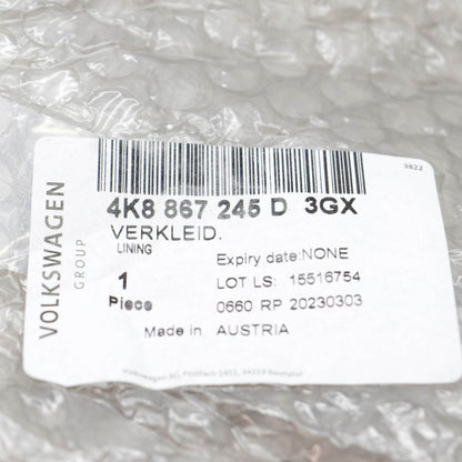 NEW AUDI A7 4K8 REAR LEFT D-PILLAR TRIM 4K8867245D3GX ORIGINAL