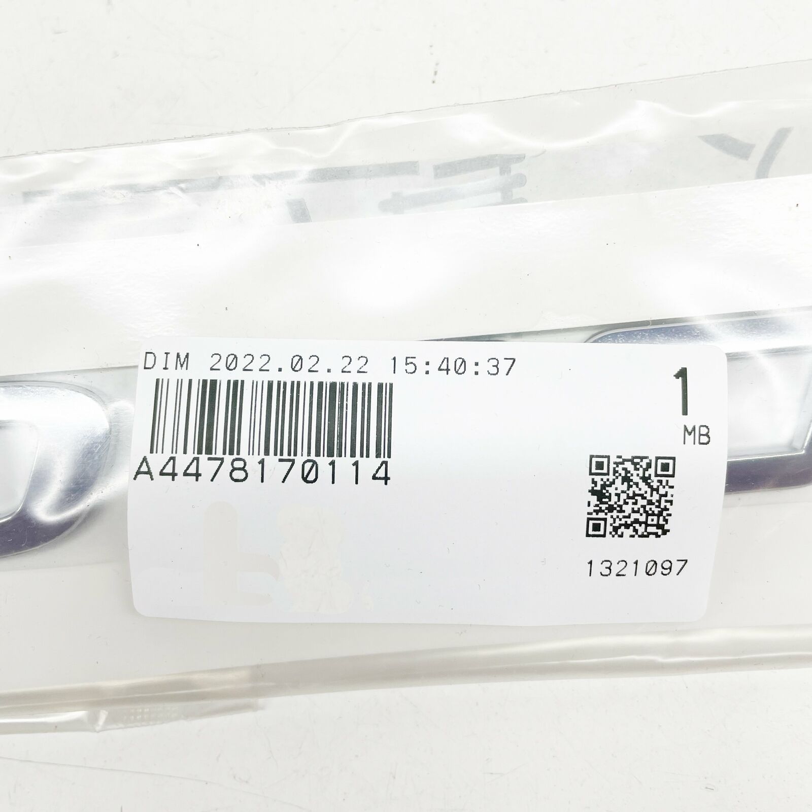 NEW MERCEDES-BENZ VITO W447 REAR EMBLEM BADGE A4478170114 ORIGINAL