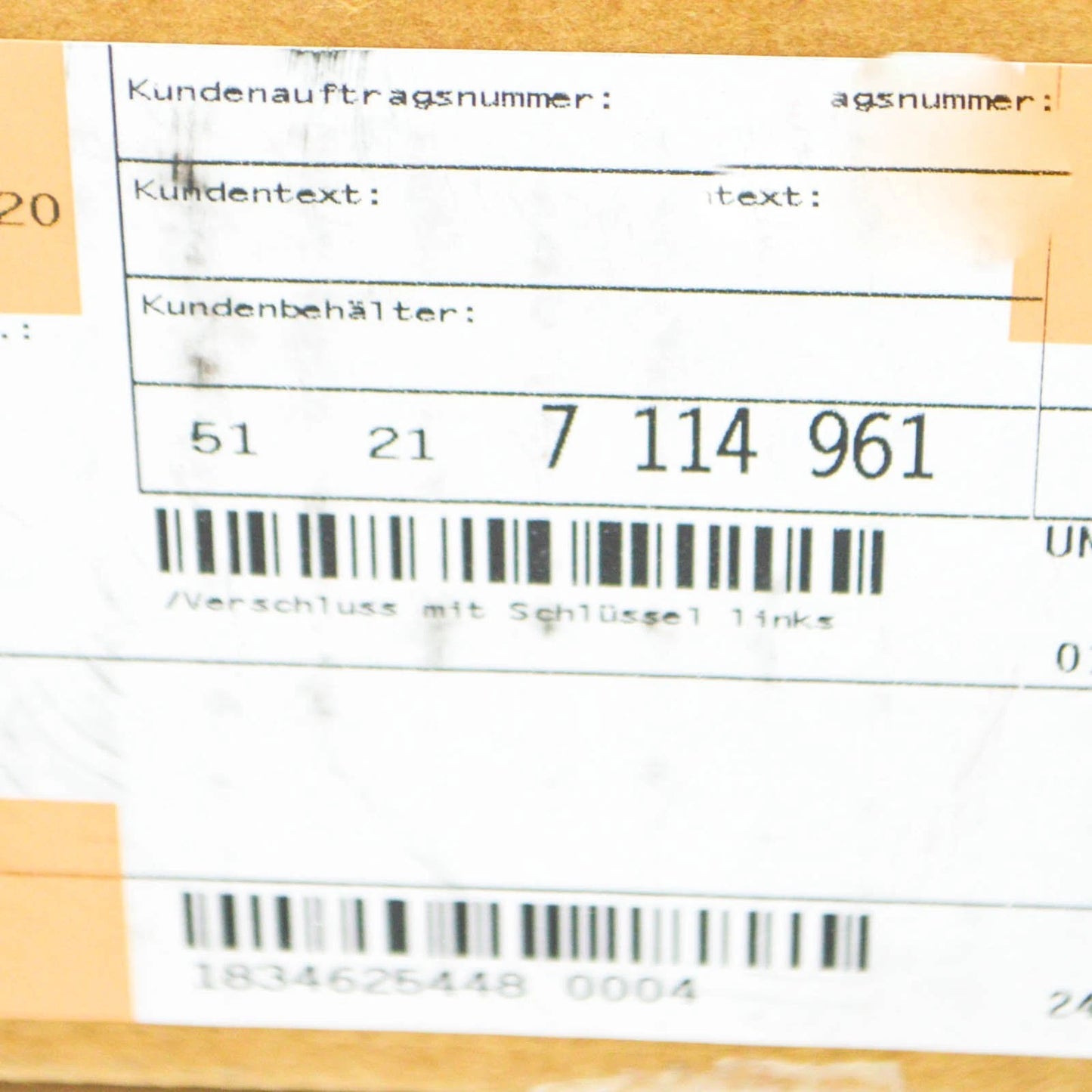 NEW BMW Z4 E85 FRONT LEFT CYLINDER LOCK DOOR WITH KEY 51217114961 ORIGINAL