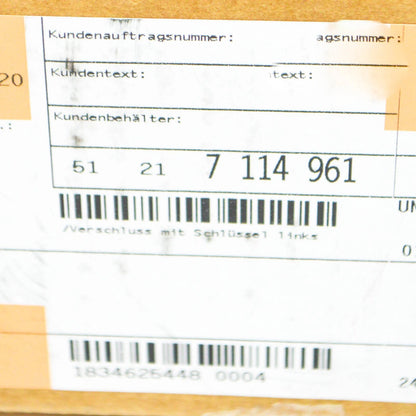 NEW BMW Z4 E85 FRONT LEFT CYLINDER LOCK DOOR WITH KEY 51217114961 ORIGINAL