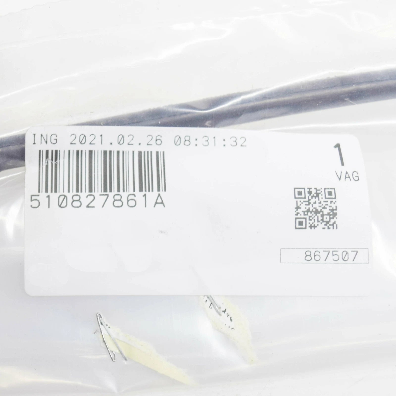 NEW VW GOLF MK7 5G WATER DRAIN PIPE HOSE 510827861A ORIGINAL