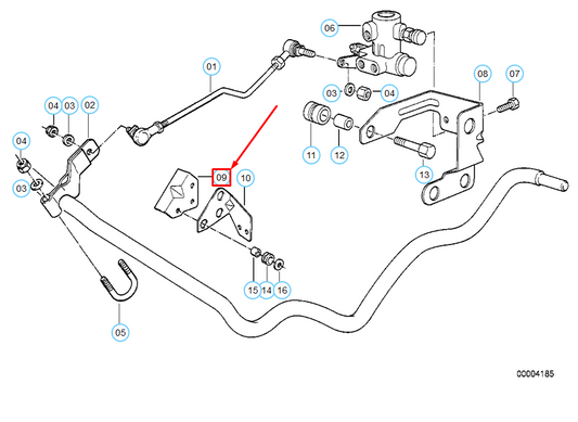 new bmw 5 e34 rear axle regulating valve bracket 37121134167 original