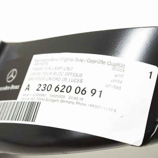 NEW MB SL R230 FRONT RIGHT HEADLAMP MOUNTING FRAME A2306200691